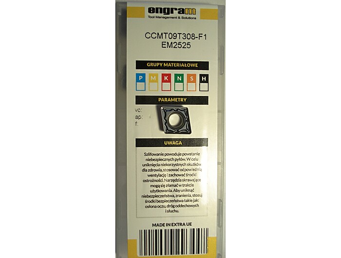 Пластина CCMT09T308-F1 EM2525