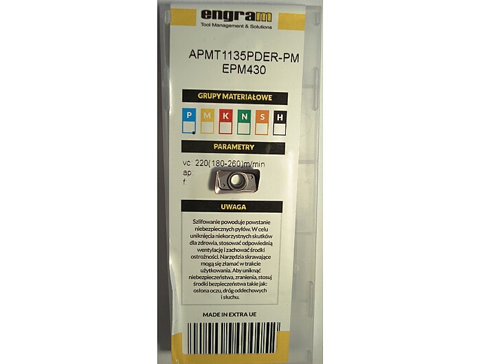 Пластина APMT1135PDER-PM EPM430
