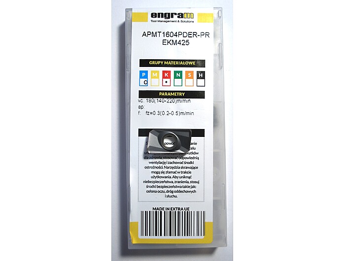 Пластина APMT1604PDER-PR EKM425