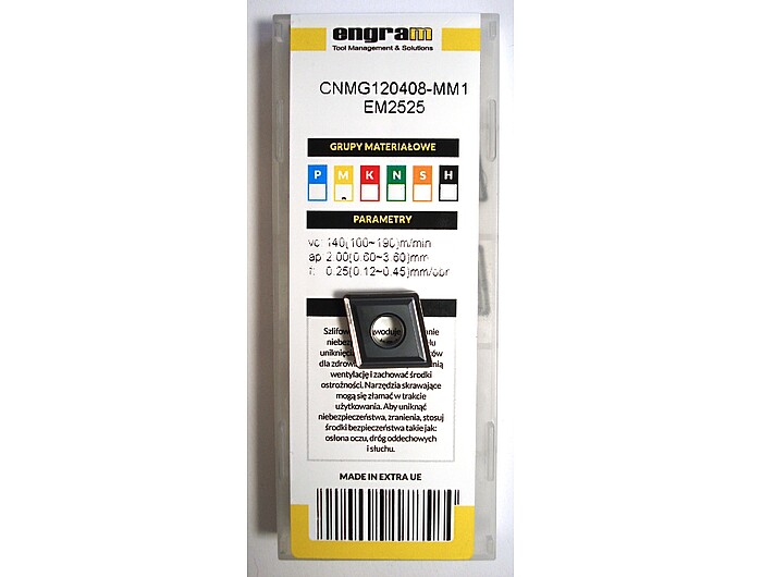 Пластина CNMG120408-MM1 EM2525