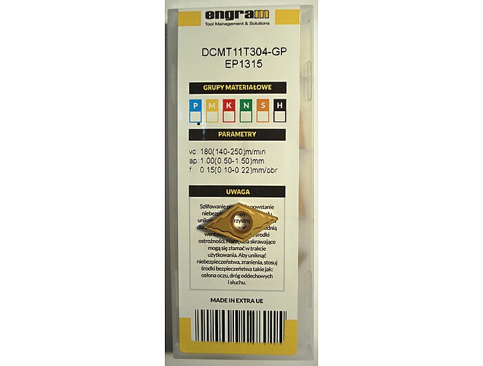 Пластина DCMT11T304-GP EP1315