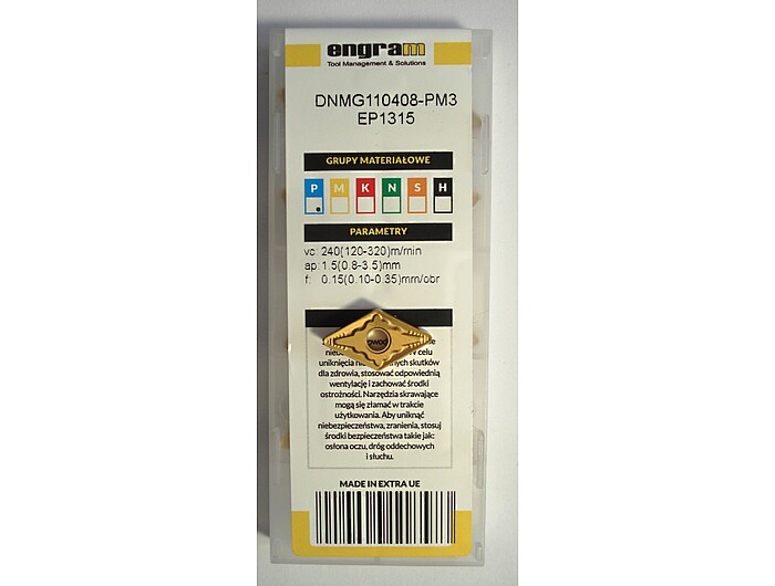 Пластина DNMG110408-PM3 EP1315