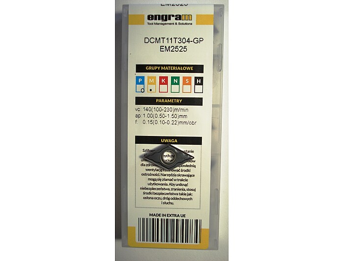 Пластина DCMT11T304-GP EM2525