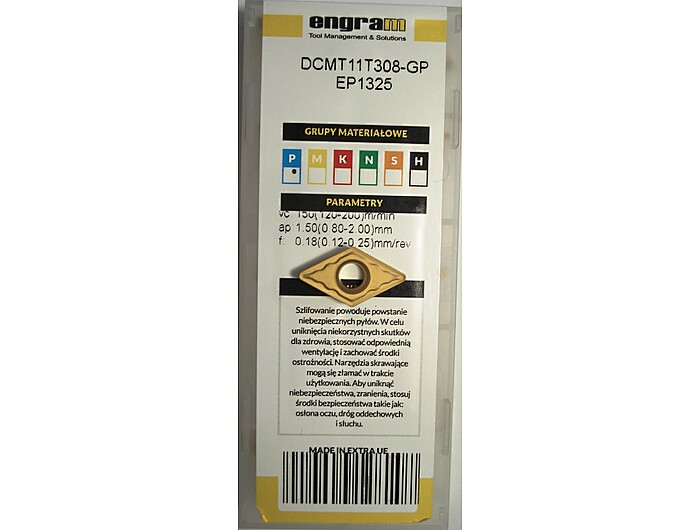Пластина DCMT11T308-GP EP1325