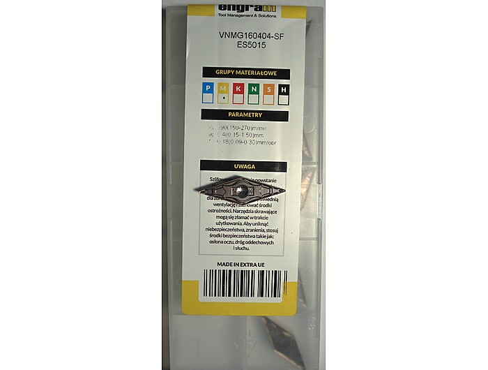 Пластина VNMG160404-SF ES5015