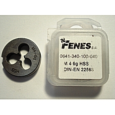 Плашка DIN-EN 22568 M4 6g 0641-340-100-040