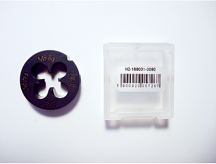 Плашка для нерж. DIN-EN 22568 M10 6g HSS-E OX 0641-340-110-100