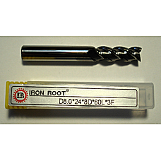 Фреза по алюмінію D8.0*24*8D*60L*3F