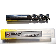 Фреза по алюмінію D12*35*12D*75L*3F