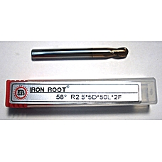 Фреза радиусная R2.5*5D*50L*2F