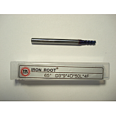 Фреза кінцева D3*9*4D*50L*4F TiALN 65HRC