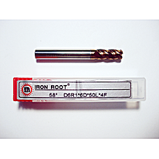 Фреза концевая D6R1*6D*50L*4F