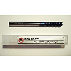 Фреза кінцева D6*25*6D*75L*4F TiALN 65HRC