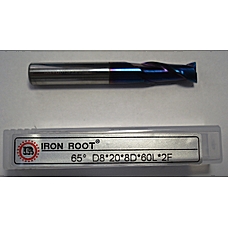 Фреза кінцева D8*20*8D*60L*2F TiALN 65HRC