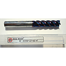 Фреза кінцева D12*45*12D*100L*4F TiALN 65HRC