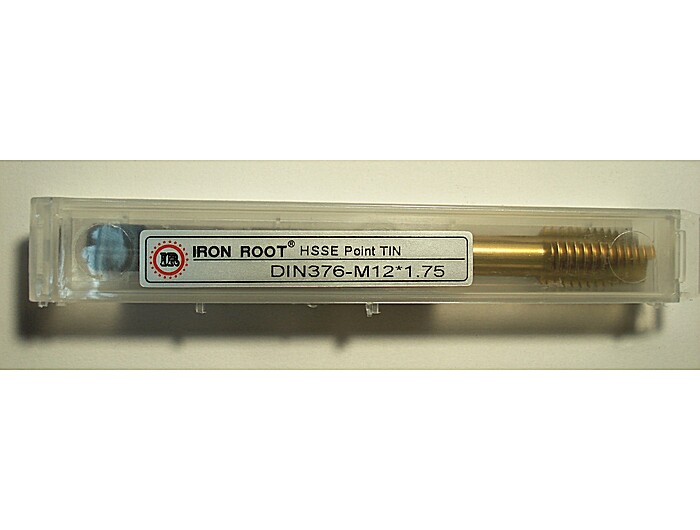 Мітчик прямий HSSE TICN M12*1.75