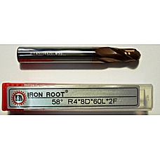 Фреза радиусная R4*8D*60L*2F