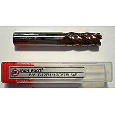 Фреза концевая D12R1*12D*75L*4F