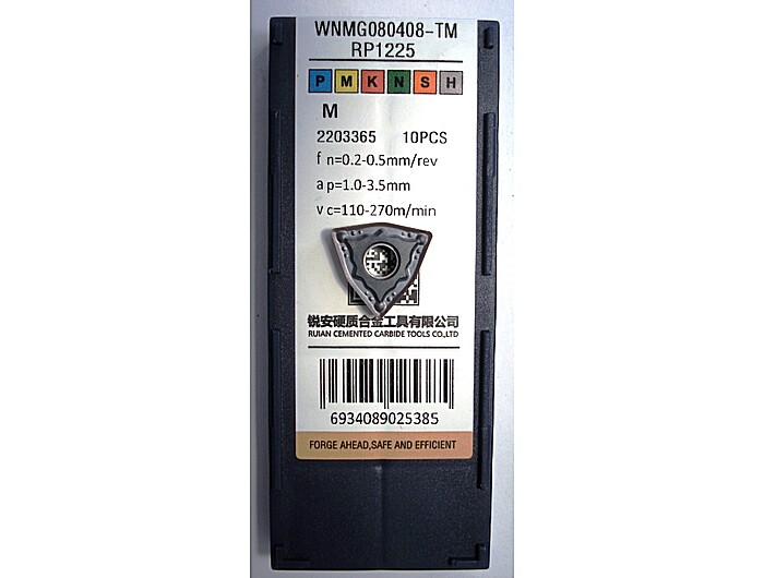 Пластина WNMG080408-TM-RP1225