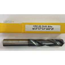 Сверло т/с 13.0x57x102x13x2F HRC45 3xD TD3D45130