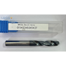 Сверло т/с 9x43x84x9x2F HRC45 3xD TD3D45090
