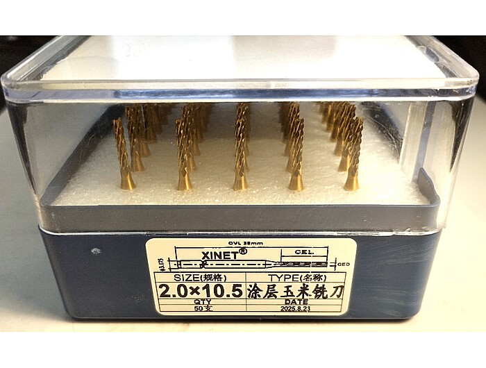 Фреза концевая кукурузка D3.175* d2*10.5*38L