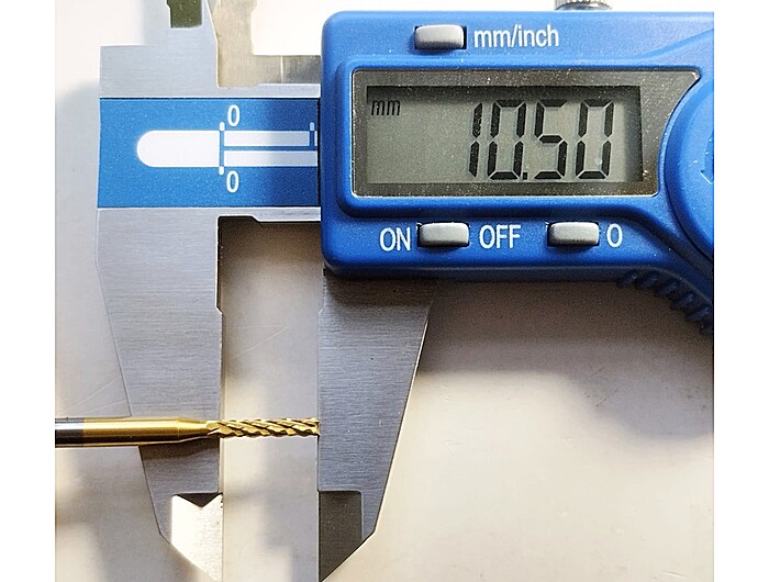 Фреза концевая кукурузка D3.175* d2*10.5*38L