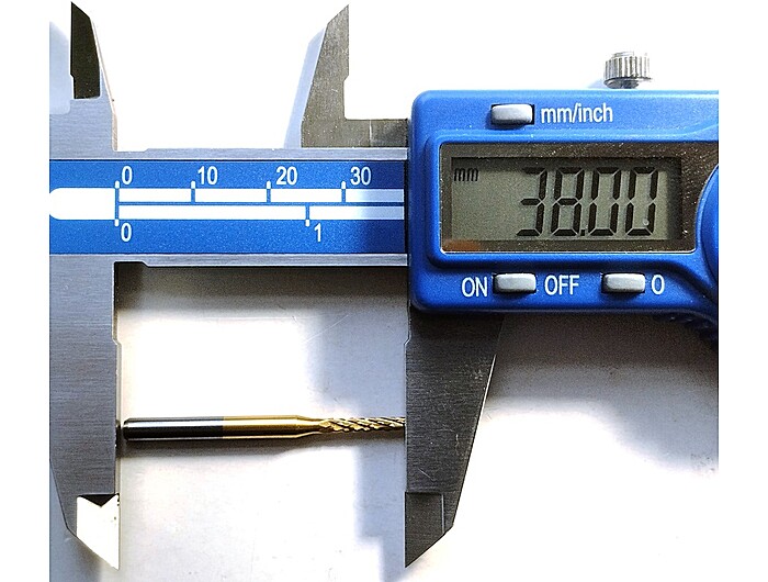 Фреза концевая кукурузка D3.175* d2*10.5*38L