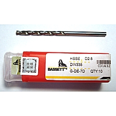 Сверло 2.8 C31432 HSSE DIN338