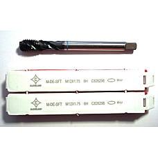 Метчик спиральный SFT M12*1.75 C826298 DIN376 Одно кольцо голубое