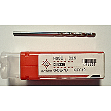 Сверло 2.5 C31429 HSSE DIN338