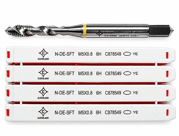 Мітчик спіральний SFT M5*0.8 C878549 Одне кільце жовте