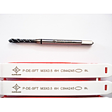Метчик спиральный SFT M3*0.5 C844245 DIN371 Одно кольцо черное