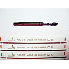 Метчик спиральный SFT M4*0.7 C845500 DIN371 Одно кольцо черное