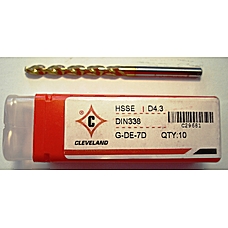 Сверло 4.3 C29681 HSSE DIN338