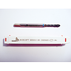 Метчик спиральный SFT M3*0.5 C825925 DIN371 Одно кольцо голубое