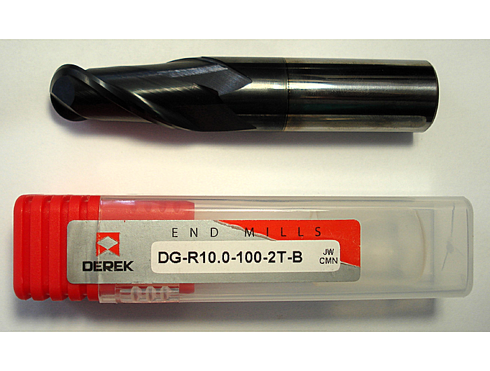 Фреза радіусна DG-R10.0-100-2T-B