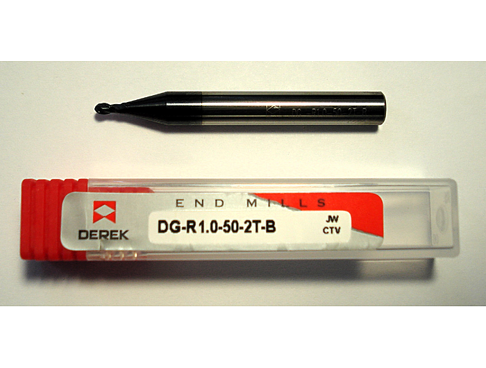 Фреза радіусна DG-R1.0-50-2T-B