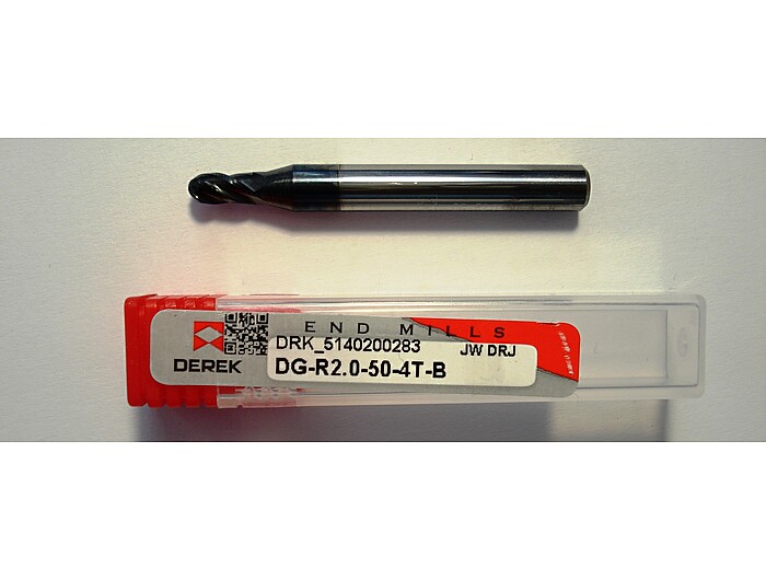 Фреза радіусна DG-R2.0-50-4T-B