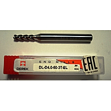 Фреза по алюмінію DL-D4.0-60-3T-EL
