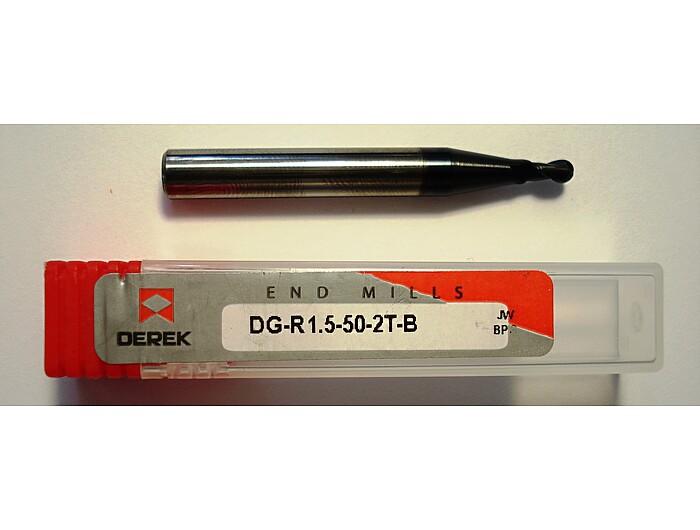 Фреза радіусна DG-R1.5-50-2T-B