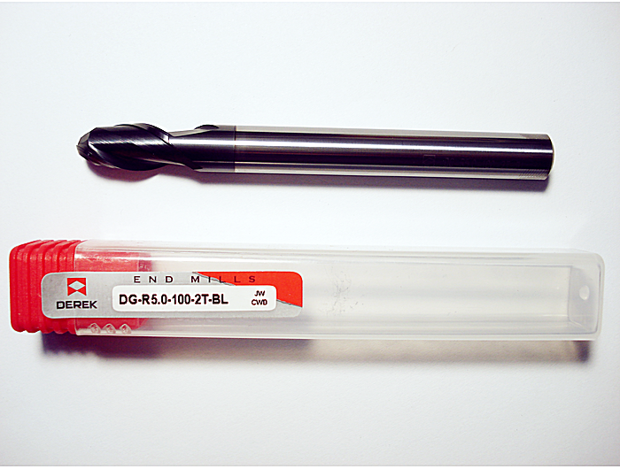 Фреза радиусная DG-R5.0-100-2T-BL