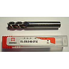 Фреза по алюмінію DL-D8.0-60-3T-E