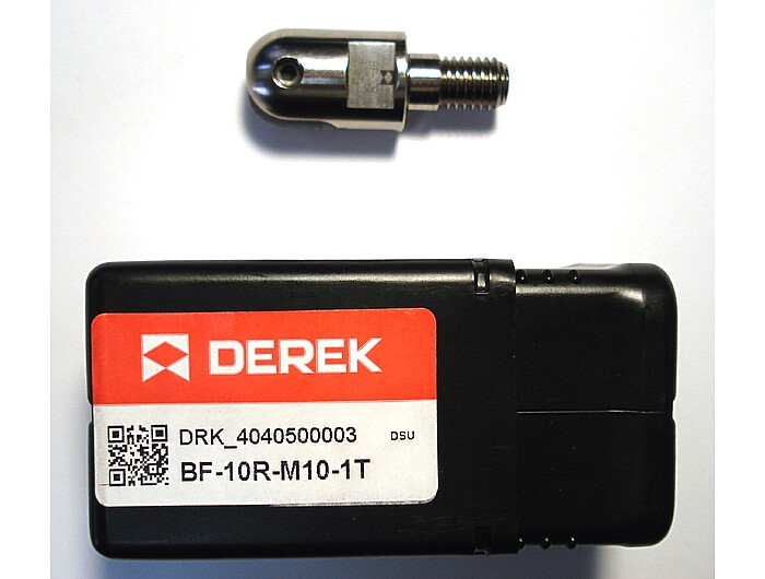 Фреза кінцева з різьбовим хвостовиком BF-10R-M10-1T