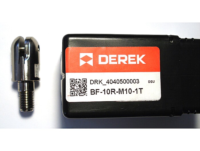 Фреза кінцева з різьбовим хвостовиком BF-10R-M10-1T