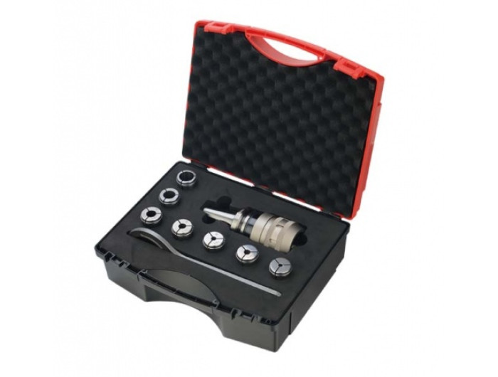 Патрон фрезерный силовой с набором цанг BT40-MLC20-100-5PCS