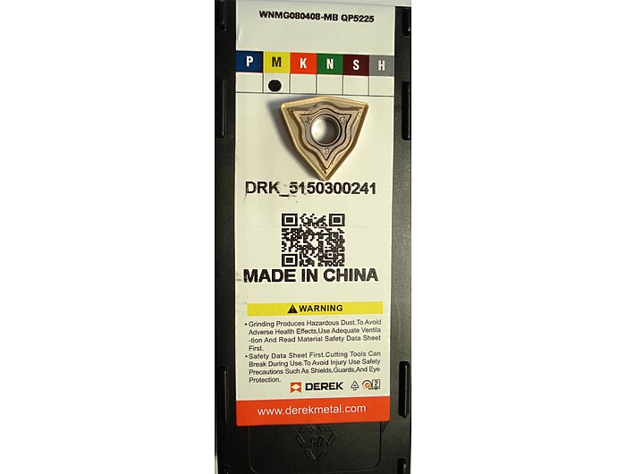 Пластина WNMG080408-MB QP5225