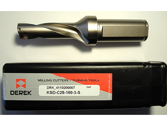 Свердло корпусне KSD-C25-180-3-S