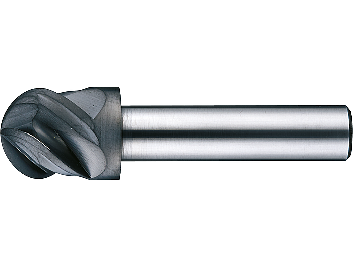 Головка твердосплавная термоусадочная 4SFDB100085S06 (5R*8.5*12*37L*S6*4F*DIA)