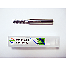 Фреза по алюминию 3ALE040160S06 4*16*50L*S6*3F
